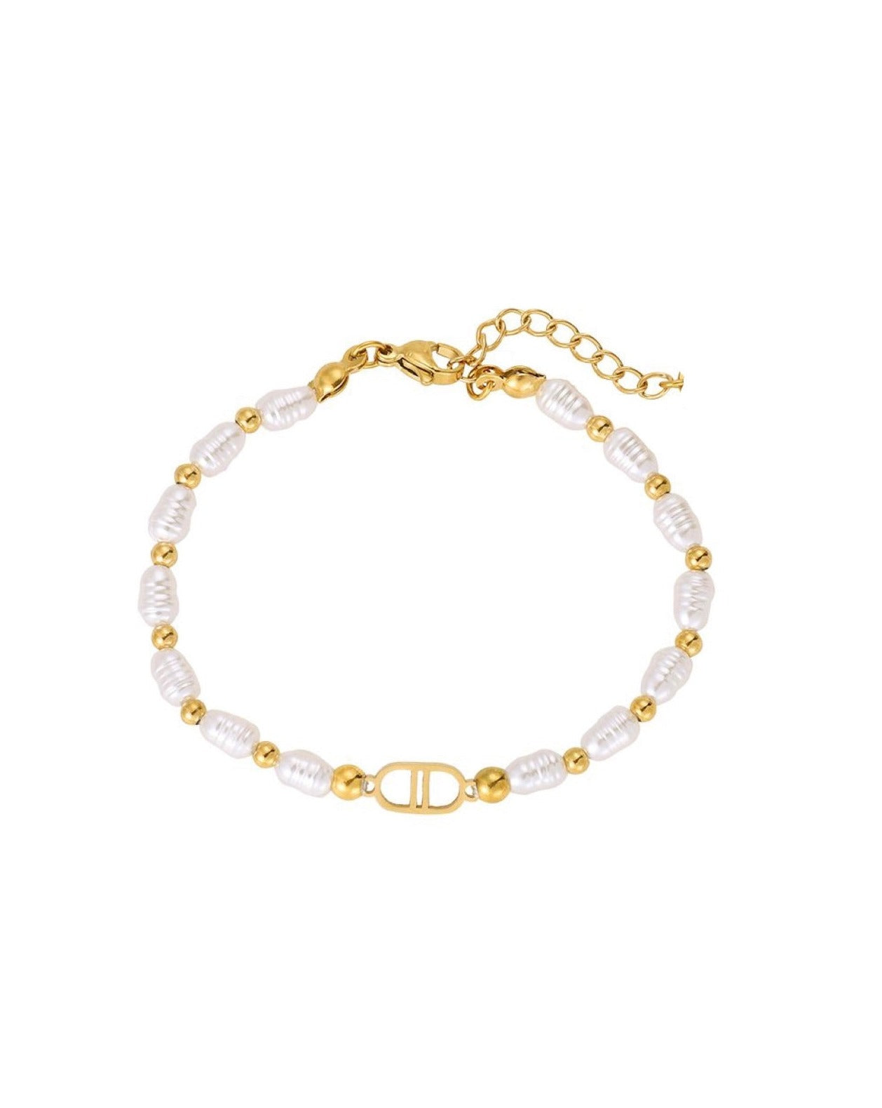 Pearl Gold Armband