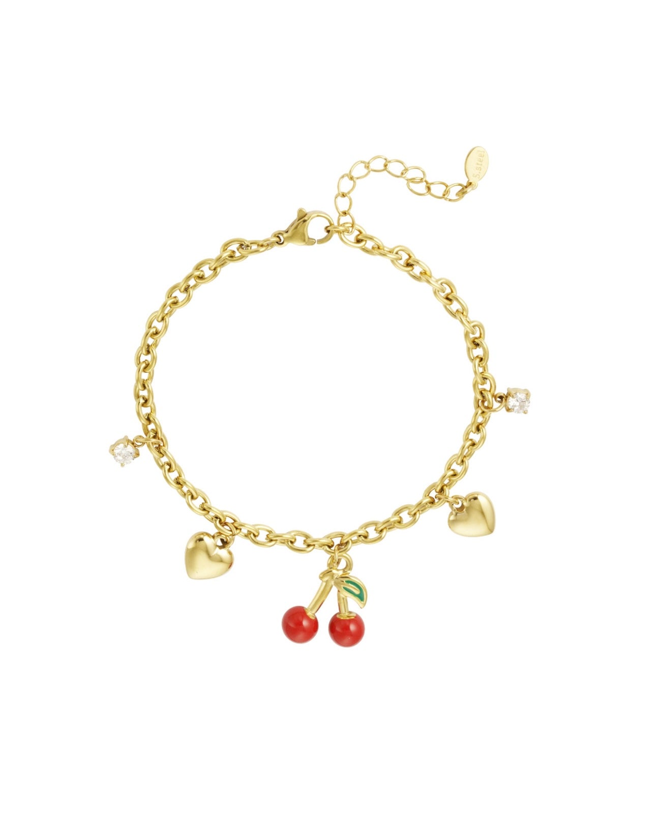 Cherry Charm Bracelet