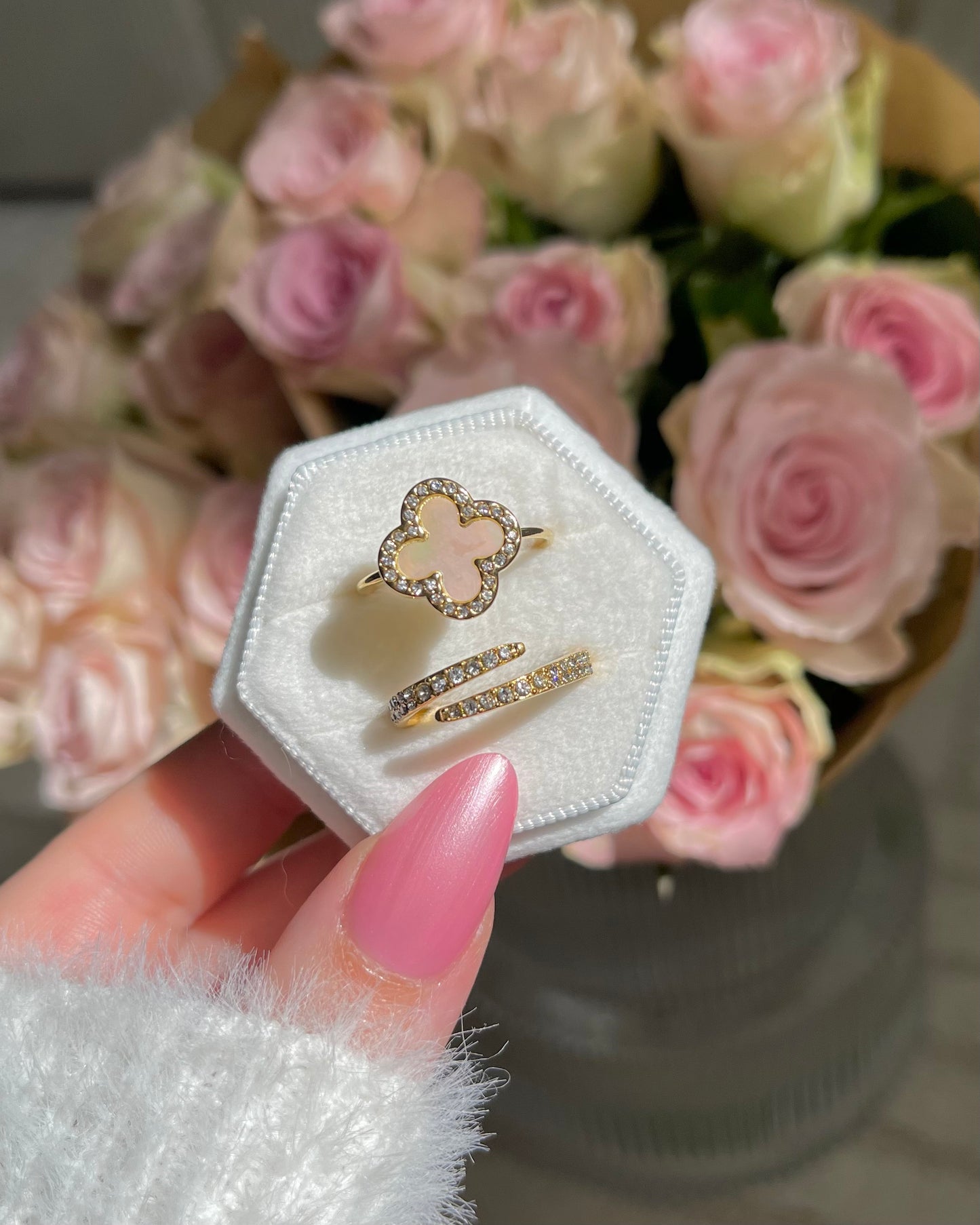 Clover Shine Ring