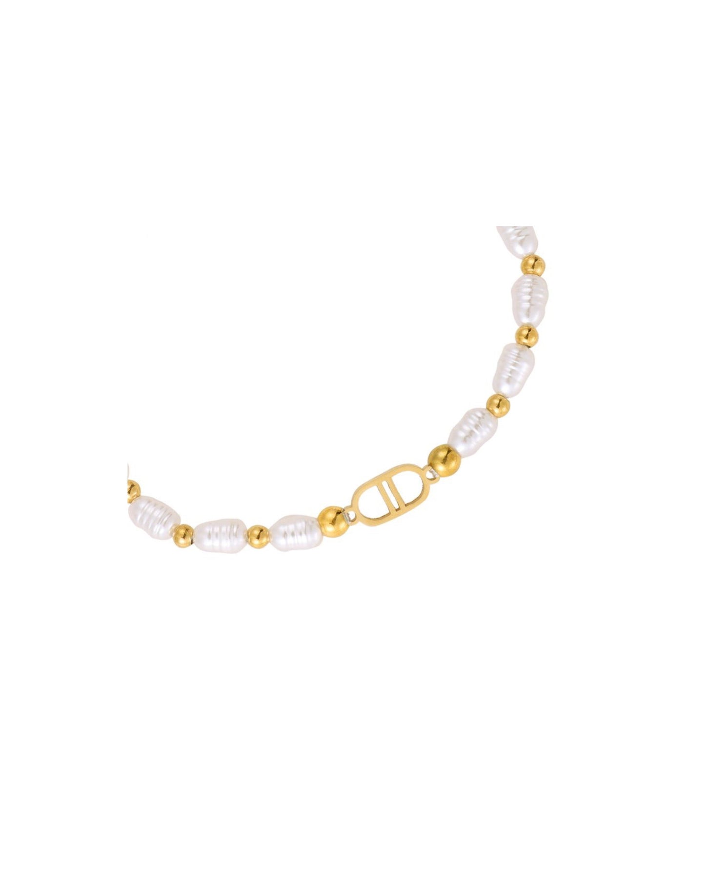 Pearl Gold Armband