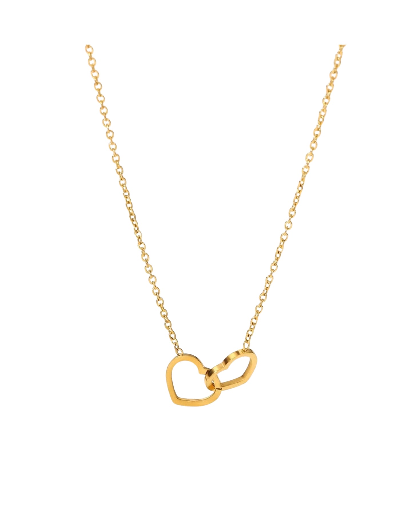 Double Heart Necklace