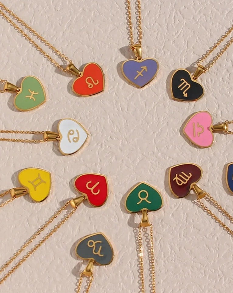 Zodiac Heart Kette