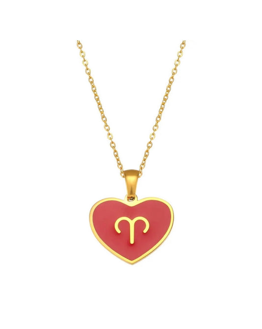 Zodiac Heart Kette