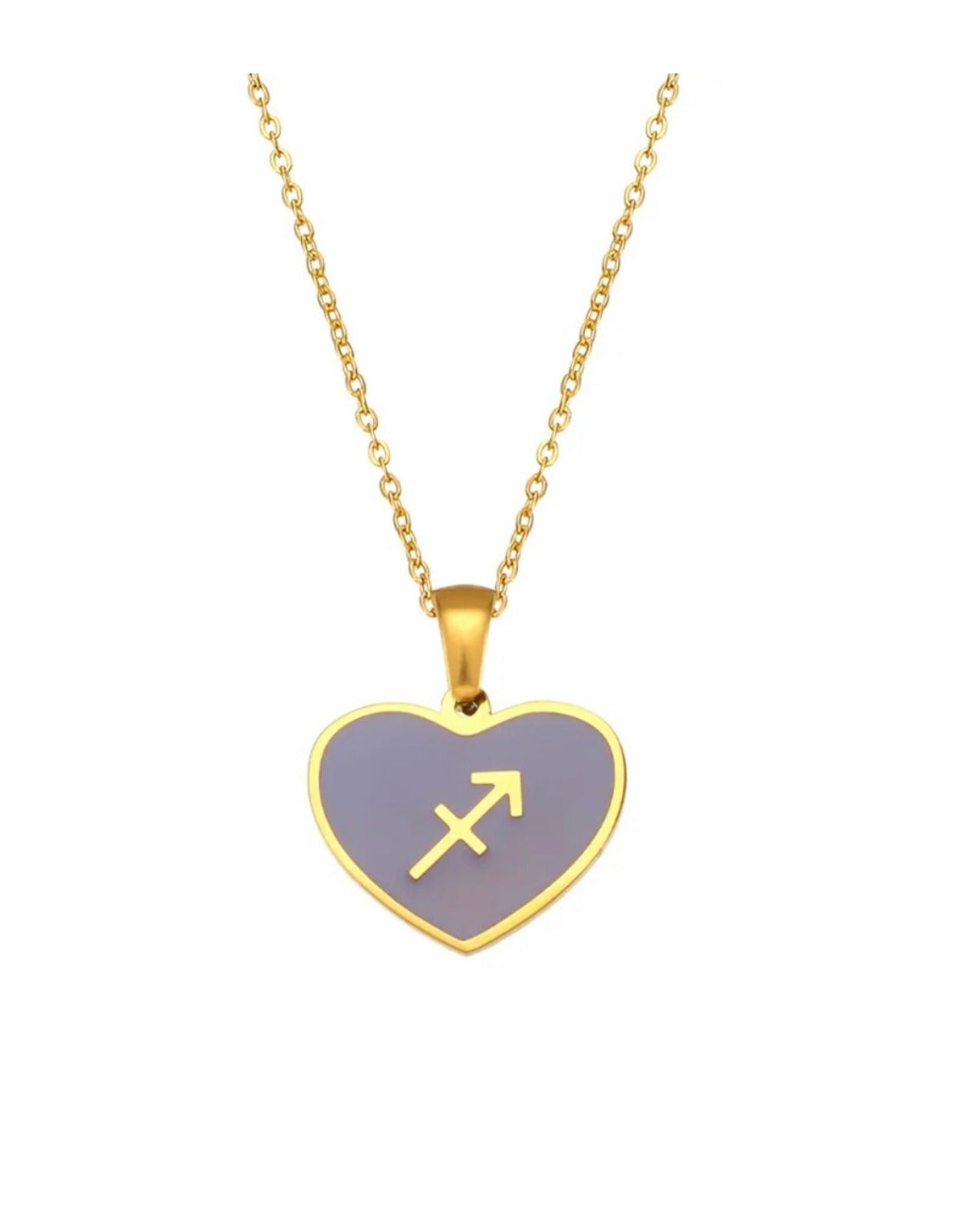 Zodiac Heart Necklace