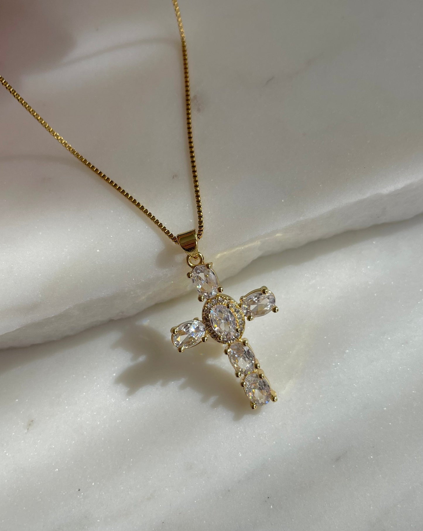 Gloria Cross Necklace