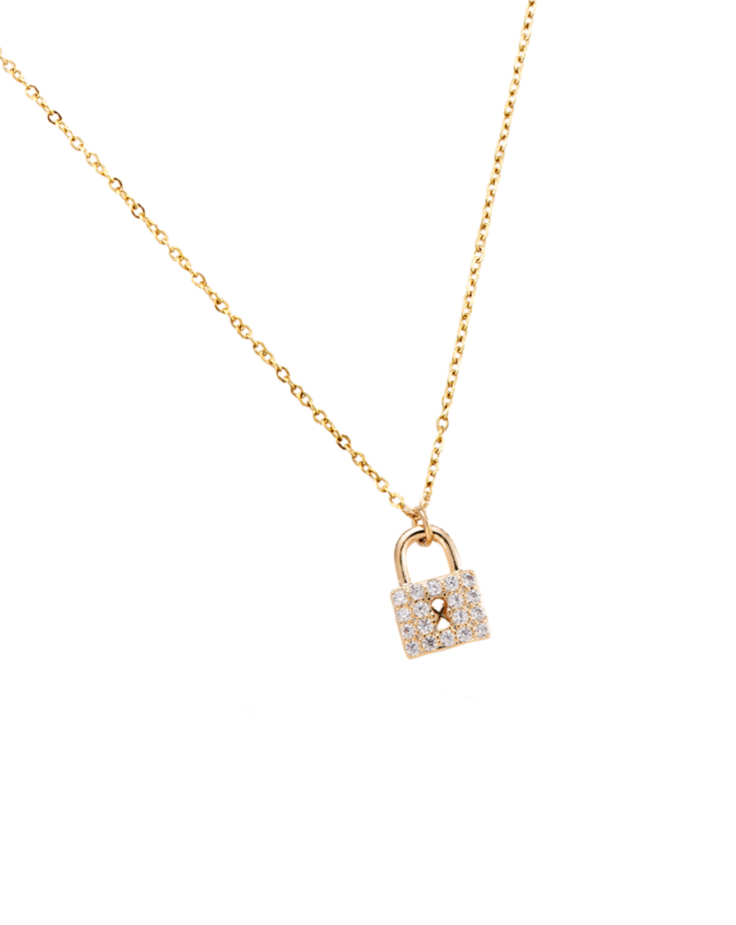 Glitter Lock Kette