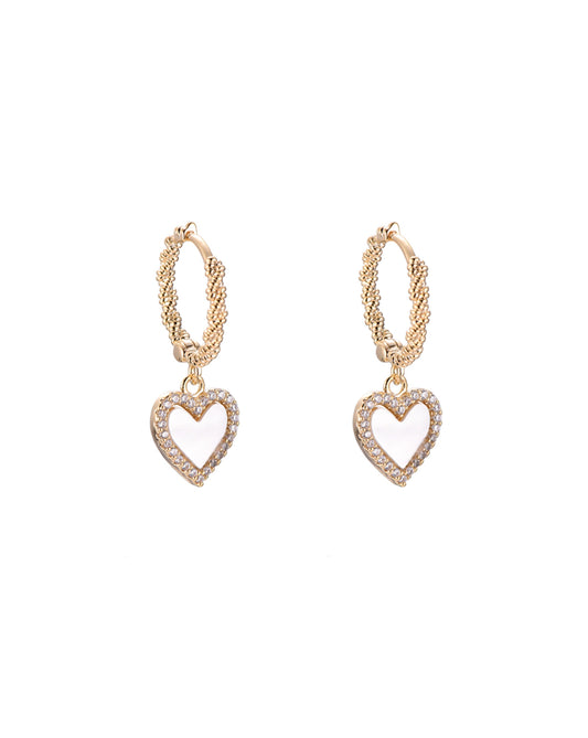 Shelly Heart Earrings