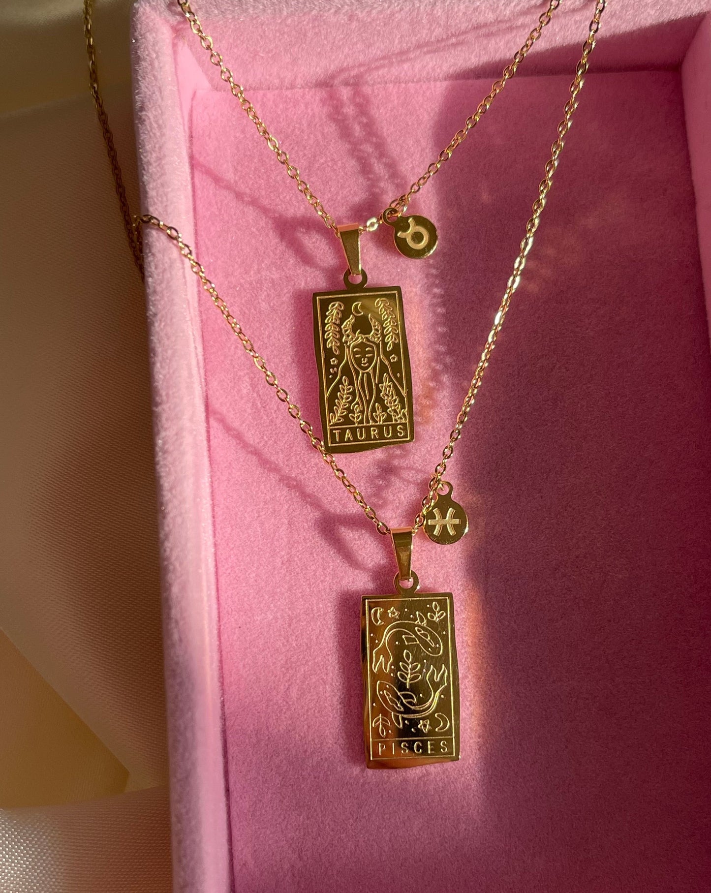 Zodiac Card Necklace