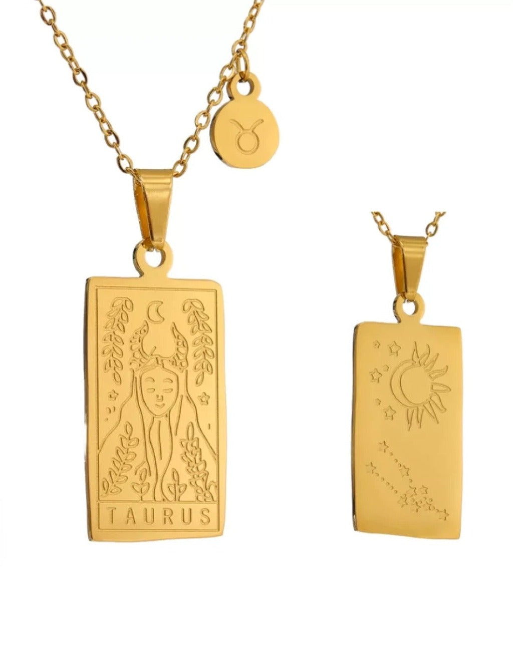 Zodiac Card Necklace