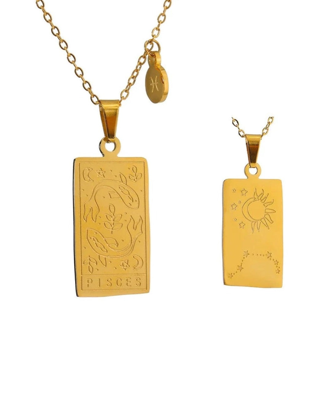 Zodiac Card Necklace