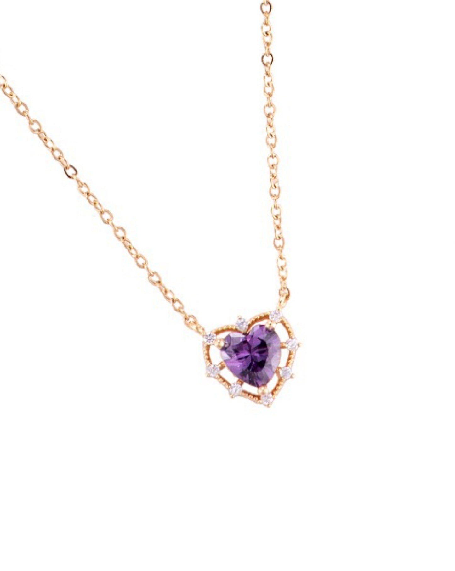 Crystal Heart Kette