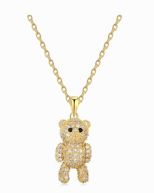 Shiny Teddy Necklace