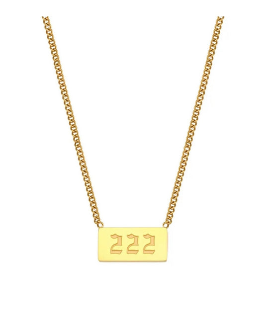 Angel Number Bar Kette