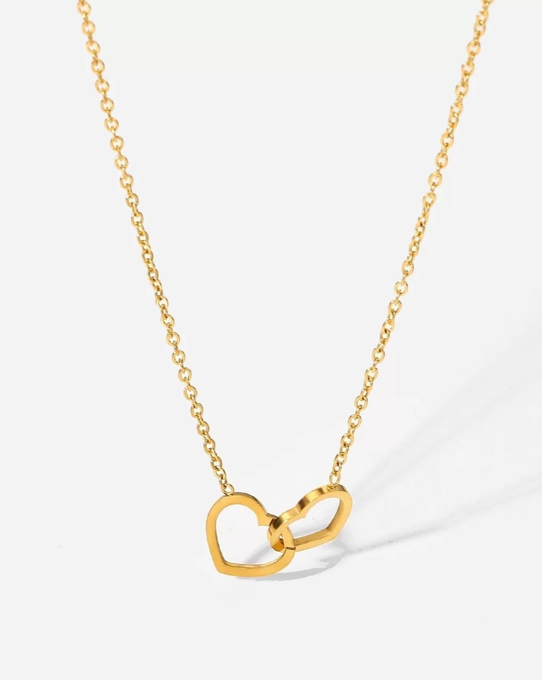 Double Heart Necklace