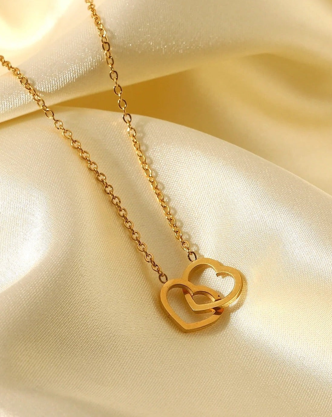 Double Heart Necklace